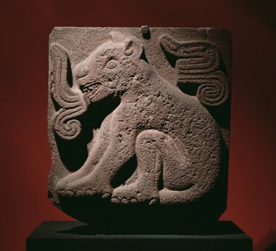 Glyph des Königs Ahuizotl (ca. 15. Jahrhundert) von Aztec
